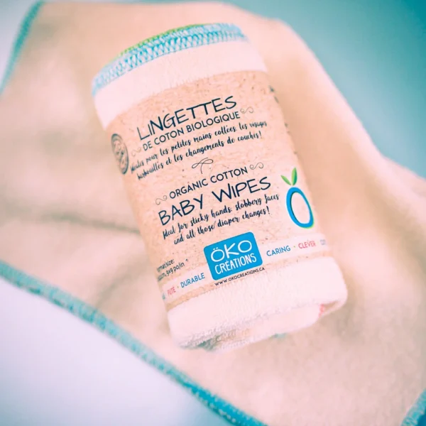 OKO - Lingettes de coton biologique (paquet de 4)