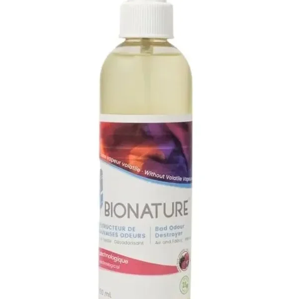 BIONATURE - destructeur de mauvaises odeurs 250ML