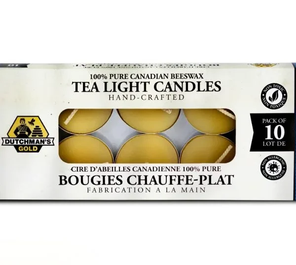 DUTCHMAN - chandelle cire d'abeille (paquet 10)